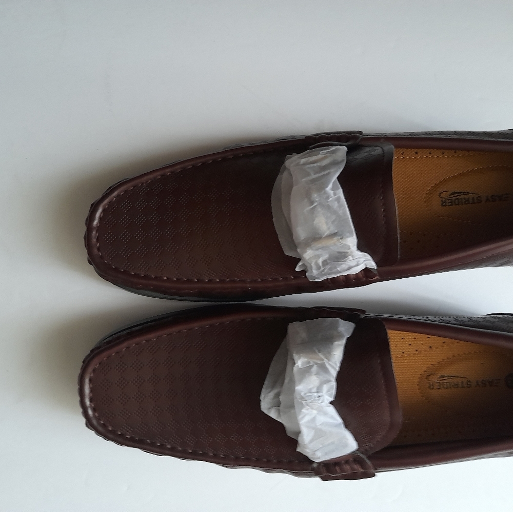 Easy Strider "Faux Leather Buckle Loafers" Sz. 13